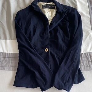 Zara Basic Women's Dark Blue Blazer